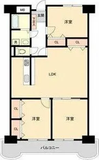 レジデンス御器所スクエア【5階】の間取り