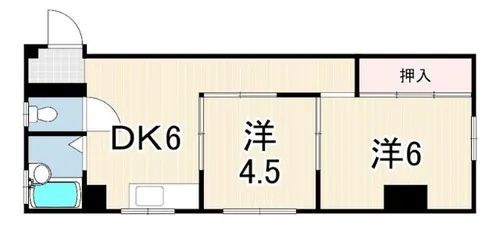 パレス上原【3階】の間取り