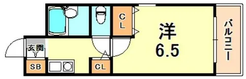 シャルマンフジ御影弐番館【3階】の間取り