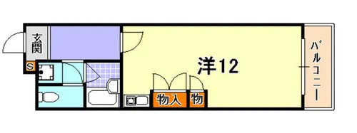 ライフ本山【4階】の間取り