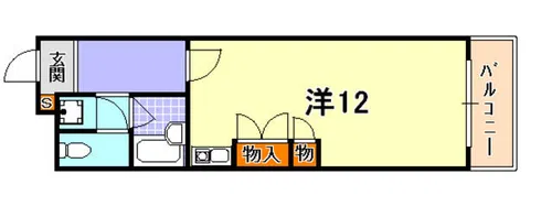 ライフ本山【4階】の間取り