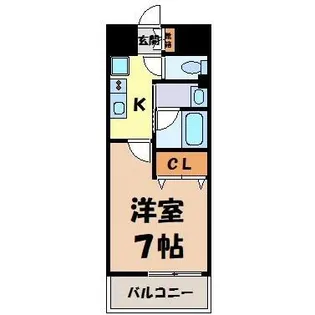 CITY SPIRE名駅前【11階】の間取り
