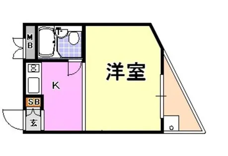 ハイメゾン岡本【3階】の間取り