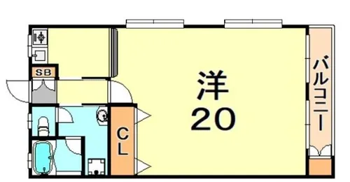 ビバリーヒル【4階】の間取り