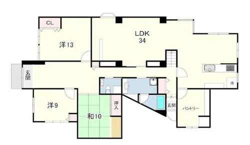カーサコモド芦屋【1階】の間取り