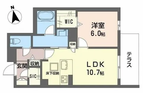 セレーノ・テラス姫路【1階】の間取り