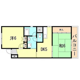 晴水ビル【3階】の間取り