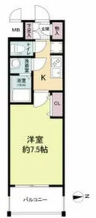 プライムアーバン南森町【5階】の間取り