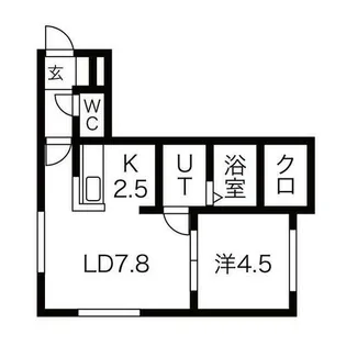 サンテラスカーサⅡ【202号室】の間取り