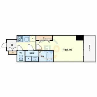 S-RESIDENCE堺blaze【15階】の間取り