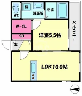 グランパシフィック長橋スクエア【1階】の間取り