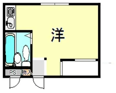 ラムール西明石【4階】の間取り