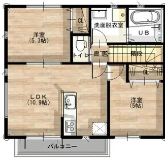 野口町水足PJ【2階】の間取り