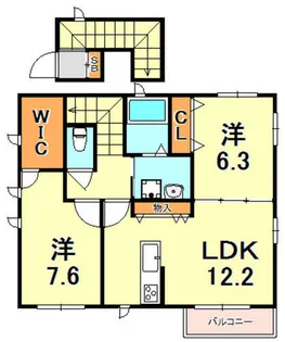 SOLANA住吉【2階】の間取り