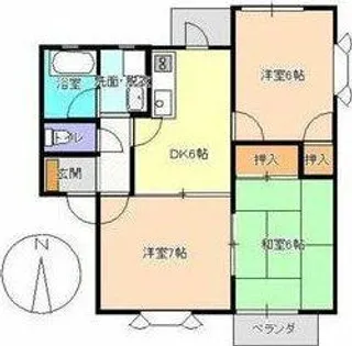 ヴィラパークⅠ【2階】の間取り
