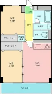 AZ beans【4階】の間取り