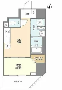 イルリッシュ西中島【6階】の間取り
