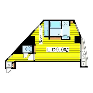 フロンティア157【8階】の間取り