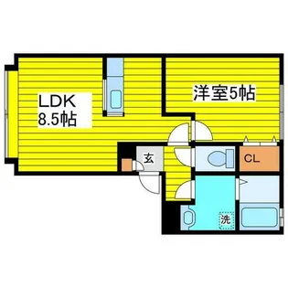 コスモス【203号室】の間取り