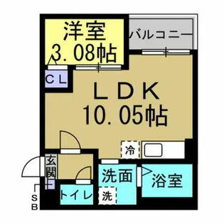 JACK HARAMATSUⅠ【2階】の間取り