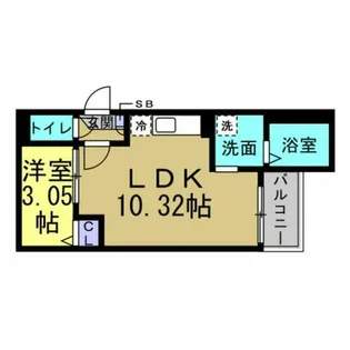 Jack haramatsuⅠ【3階】の間取り