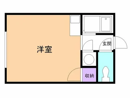 太陽マンション【102号室】の間取り