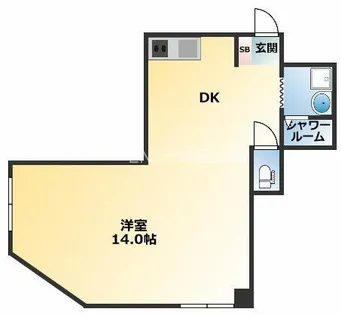 国光ビル【302号室】の間取り