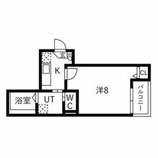 Jack meitokuⅠ【1階】の間取り