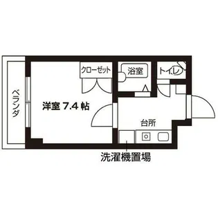 ウイステリア新瑞【5階】の間取り