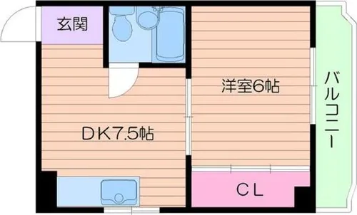 パークハイツ沢【5階】の間取り