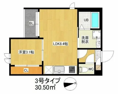 REGALEST大橋東【3階】の間取り