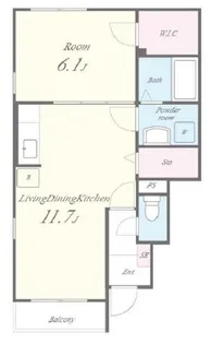 J・ソブリン【1階】の間取り