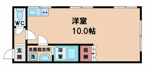 ヴェルドミール山忠長居【4階】の間取り