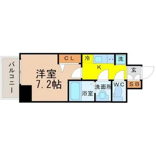 プレサンス久屋大通公園セラフィ【11階】の間取り