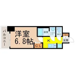 プレサンス新栄リベラ【13階】の間取り