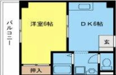 ラビアンローズ【4階】の間取り