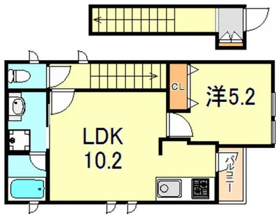 エターナルシー【2階】の間取り