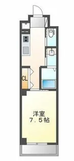 コンソラータ谷上【3階】の間取り