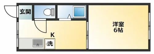 スリーハイツ【2階】の間取り