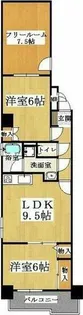 フジマンション【2階】の間取り
