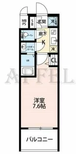 1Kの間取り画像