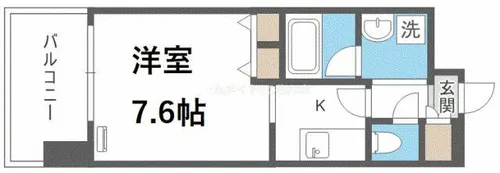アーバネックス西長堀【5階】の間取り