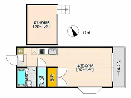 エレガンテ西公園Ⅱ【2階】の間取り