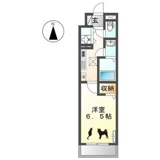 コートダジュール中村1【1階】の間取り