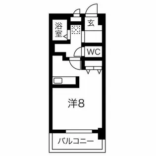 サンパレス植田【7階】の間取り