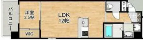 ウイルコート大今里西【5階】の間取り