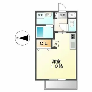 カーサ千年【1階】の間取り
