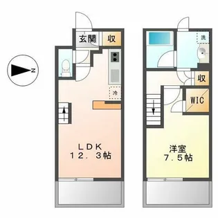 シエルブルー栄【11階】の間取り