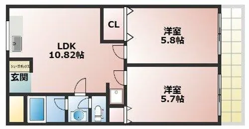 グランクレスト【4階】の間取り