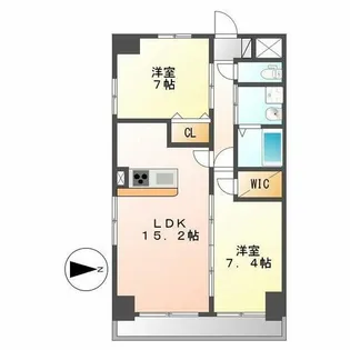 GRANDUKE上前津【5階】の間取り